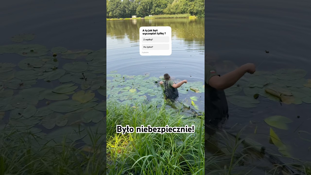Bezpiecznie, czy niebezpiecznie! Dbać o ryby trzeba - poświęcenie na 💯