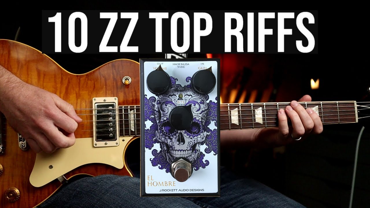 10 ZZ Top Riffs | J Rocket Audio Designs El Hombre Overdrive Pedal Demo