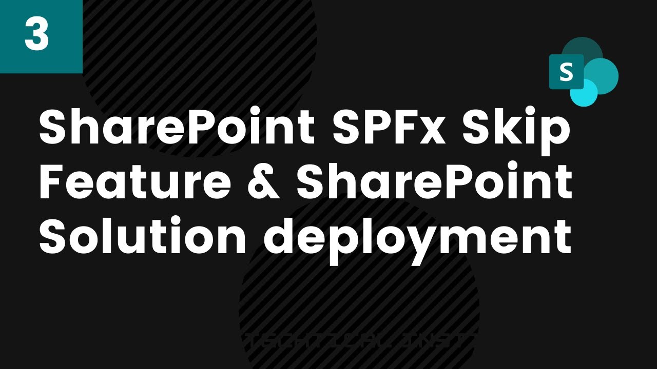 SharePoint SPFx Skip Feature and SharePoint Solution deployment