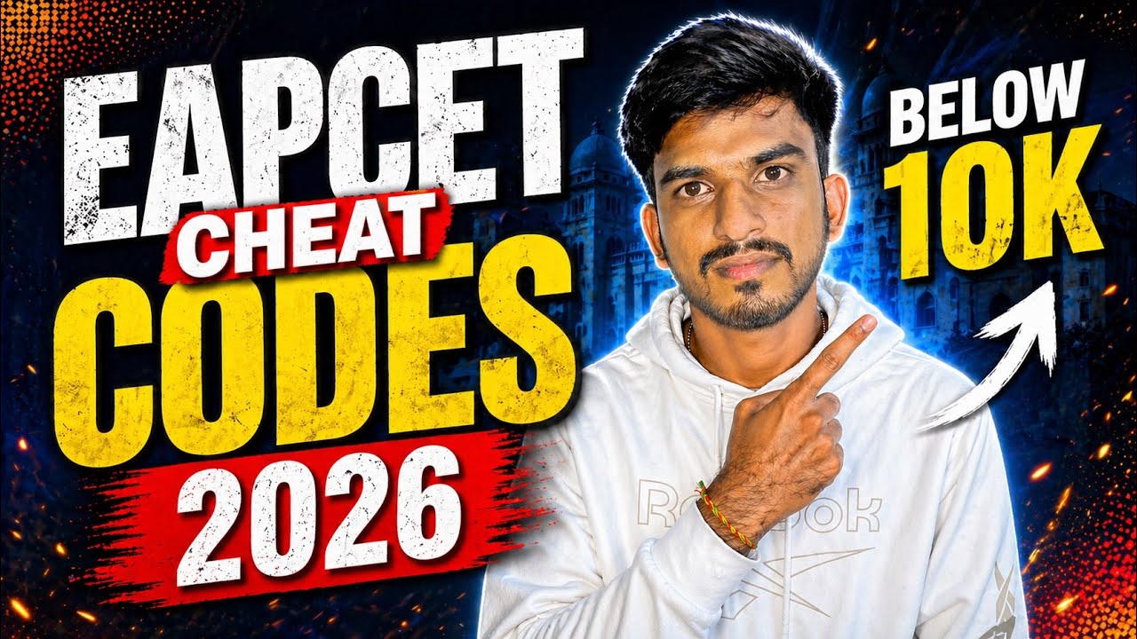 EAMCET 2026 Cheat Codes to Increase Your Marks 100%