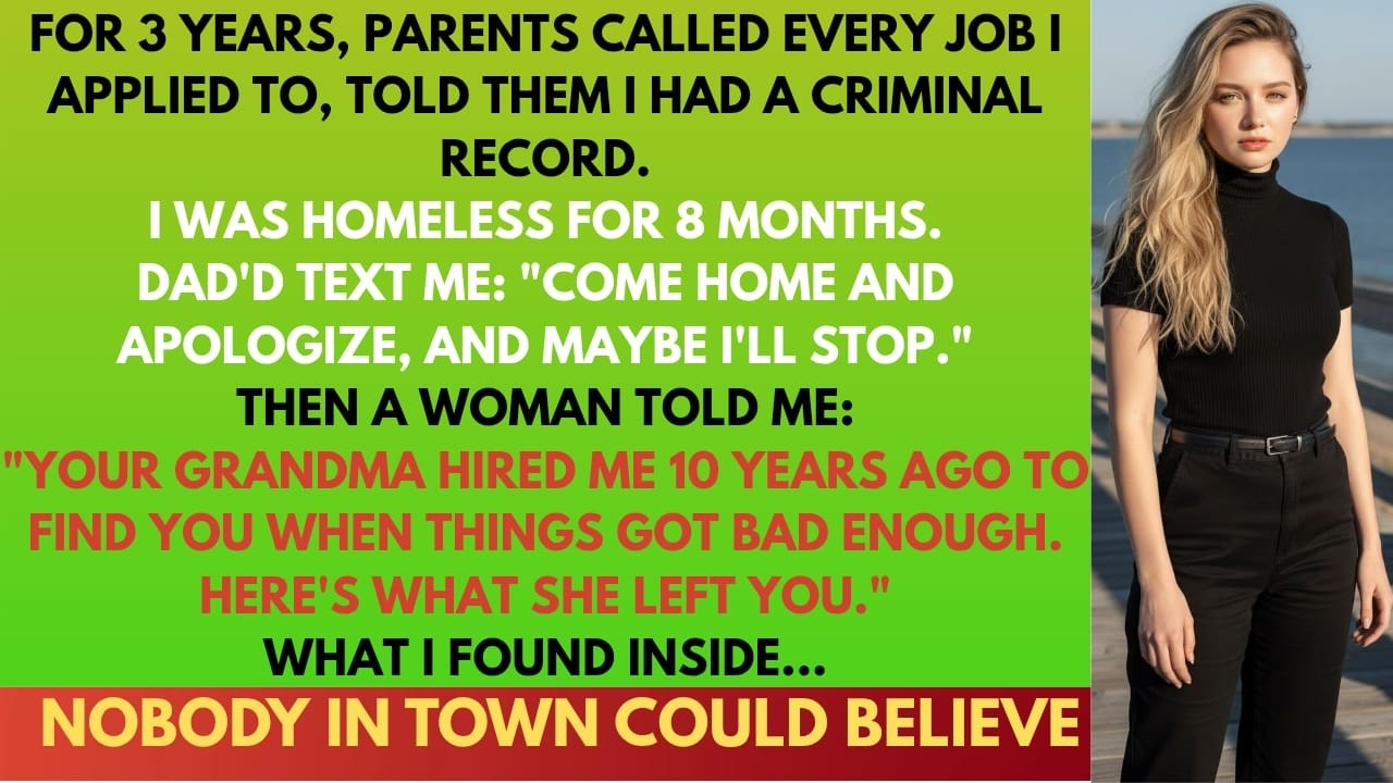 My Parents Called Every Job I Applied To And Told Them I Had A Criminal Record...