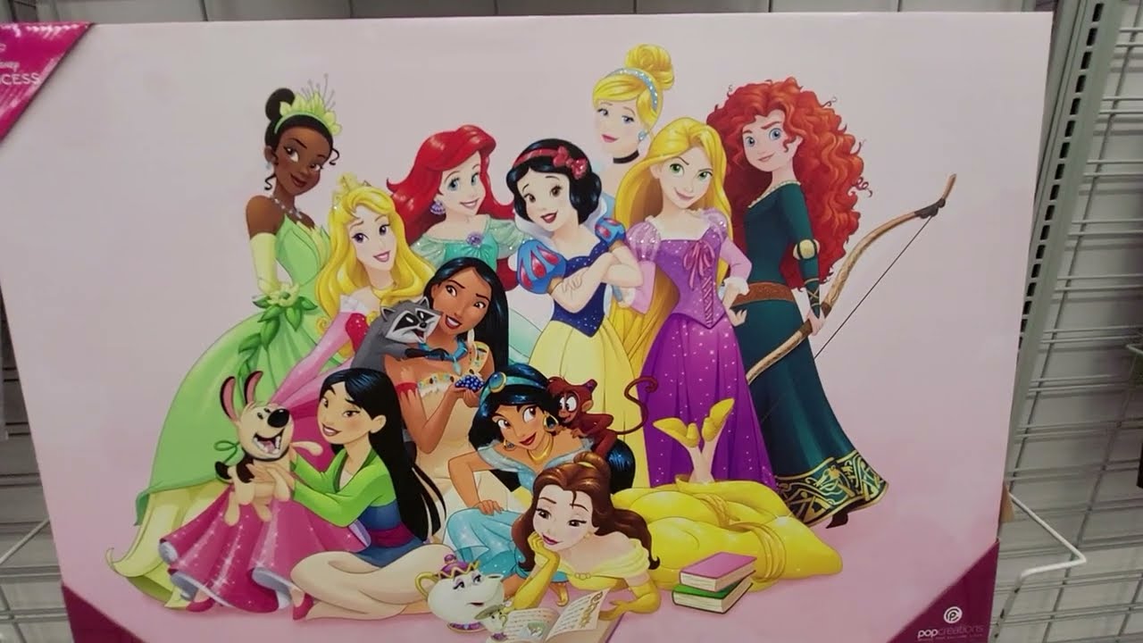 DISNEY PRINCESS BIG WALL ART ROOM DECOR - 2 DIFFERENT PIECES TO CHOOSE FROM - GREAT GIFT IDEAS