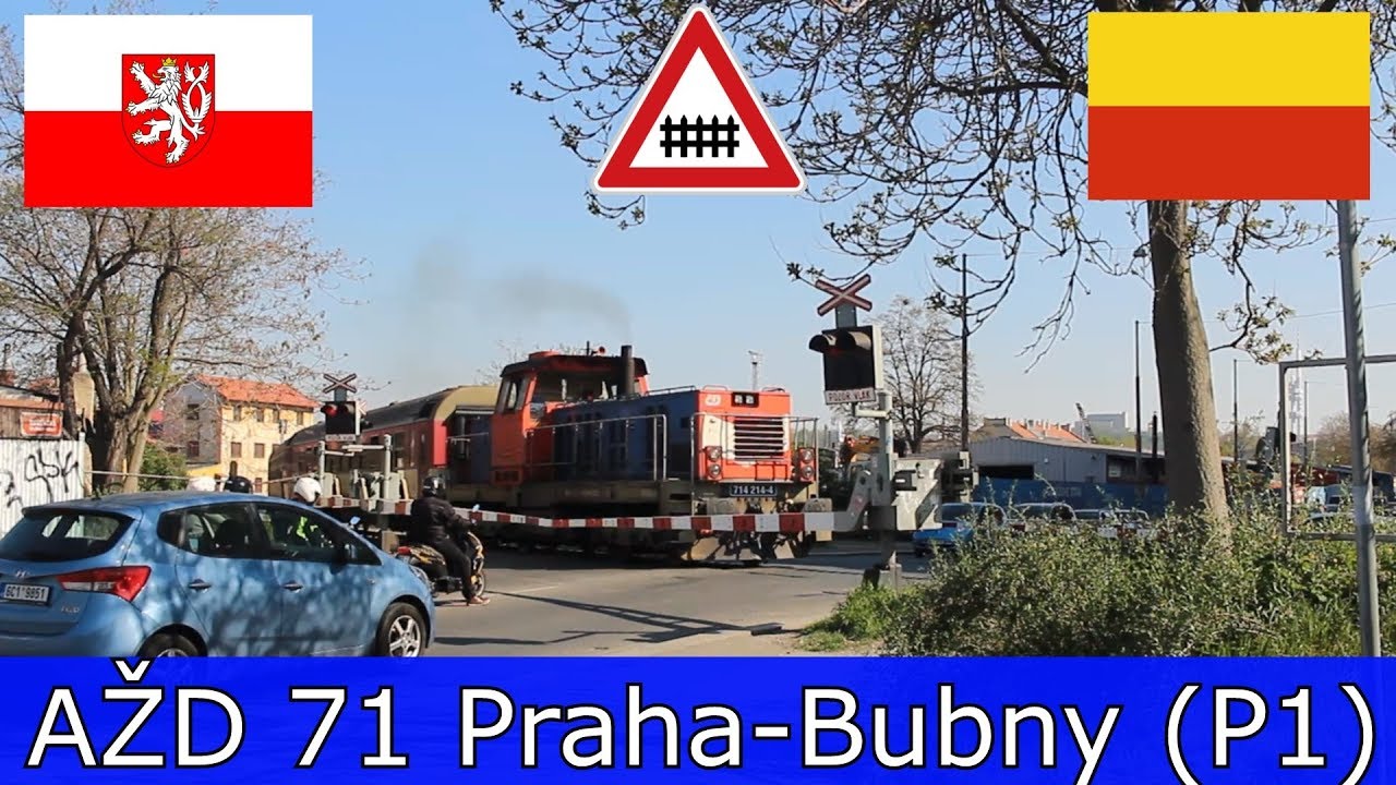 Závory AŽD 71 Praha-Bubny (P1)