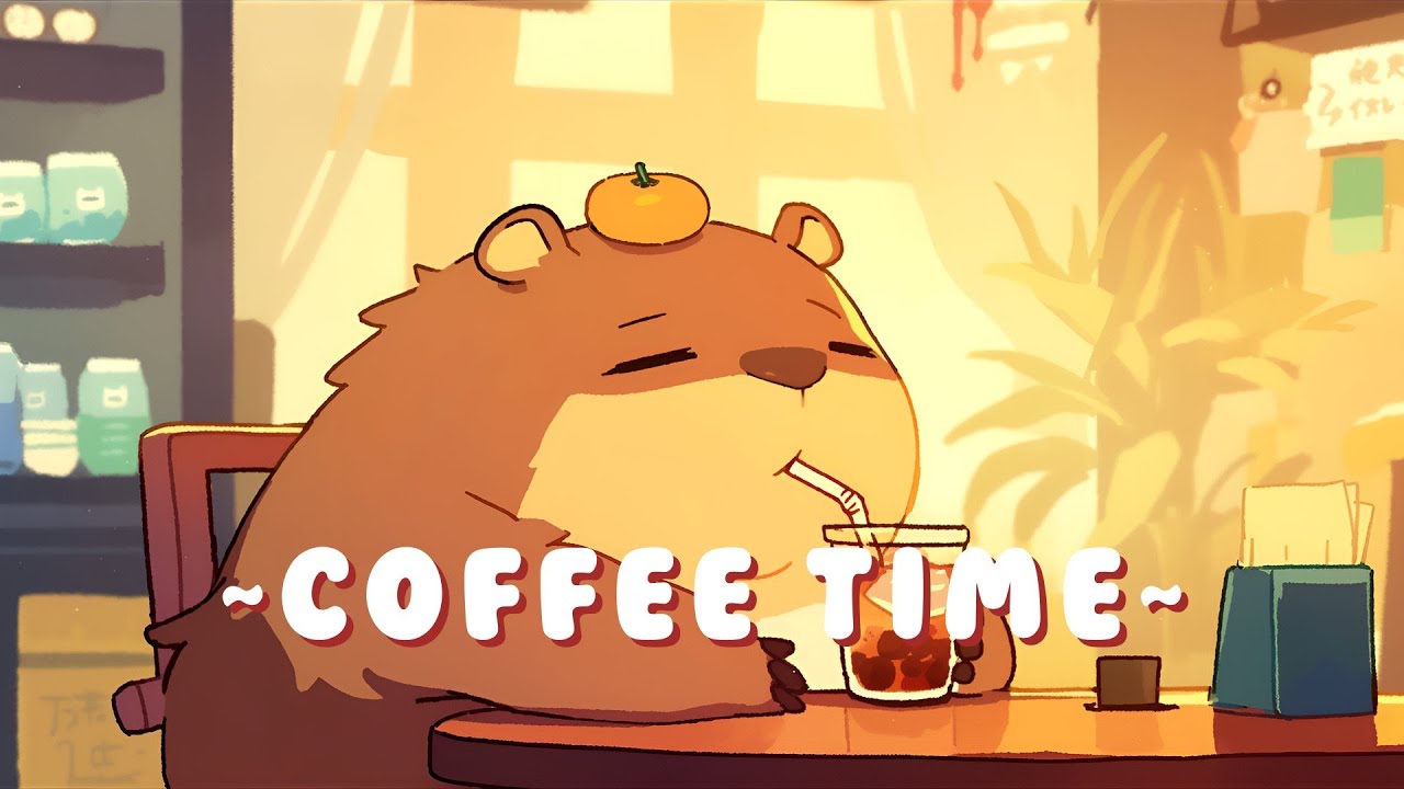 Capybara Beats & Lofi | Calm Music for Focus & Study 🦫 🍵 ✨