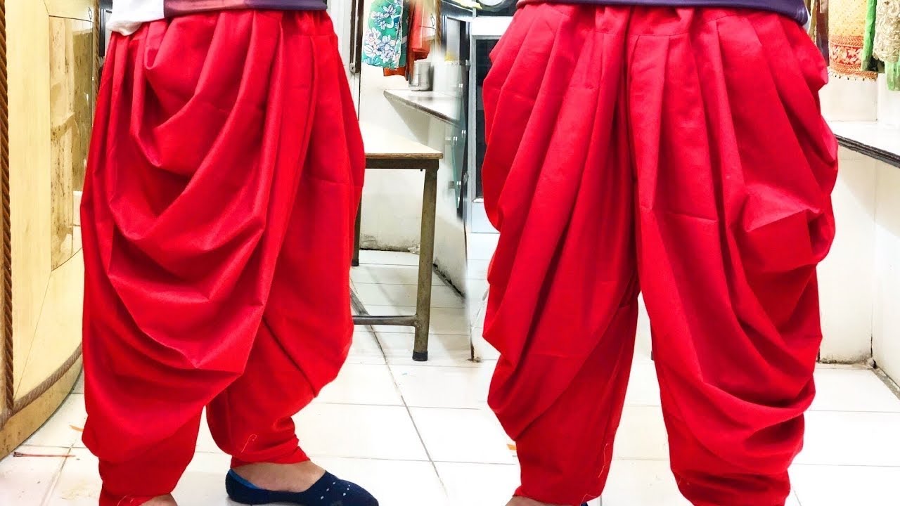 Dhoti Salwar Cutting and Stitching | (Punjabi) | #35