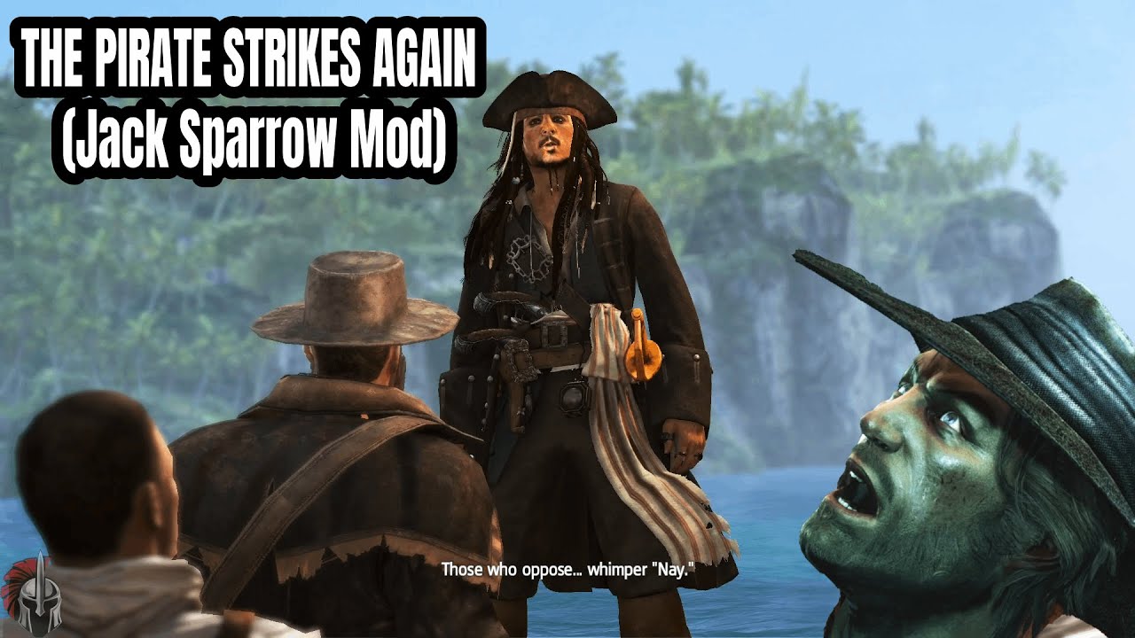 Jack Sparrow Kills Julien Du Casse – Assassin’s Creed 4 Black Flag Modded Gameplay