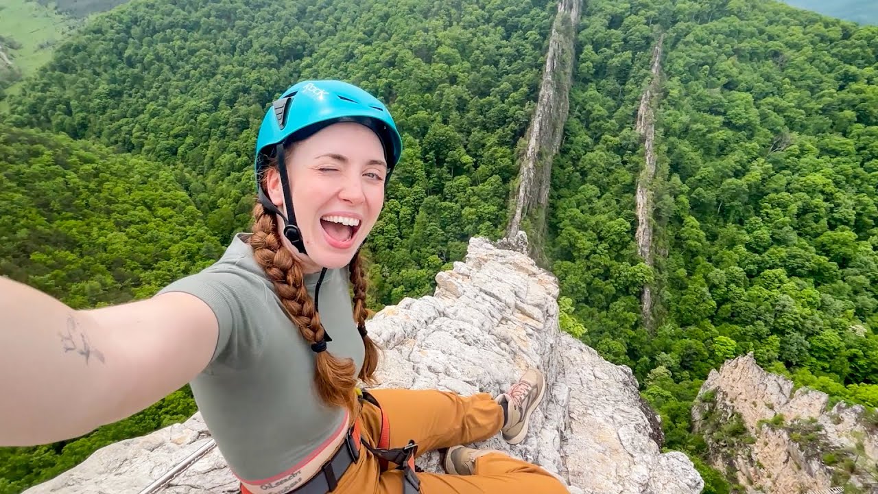 What Created These Giant Rock Fins In West Virginia?
