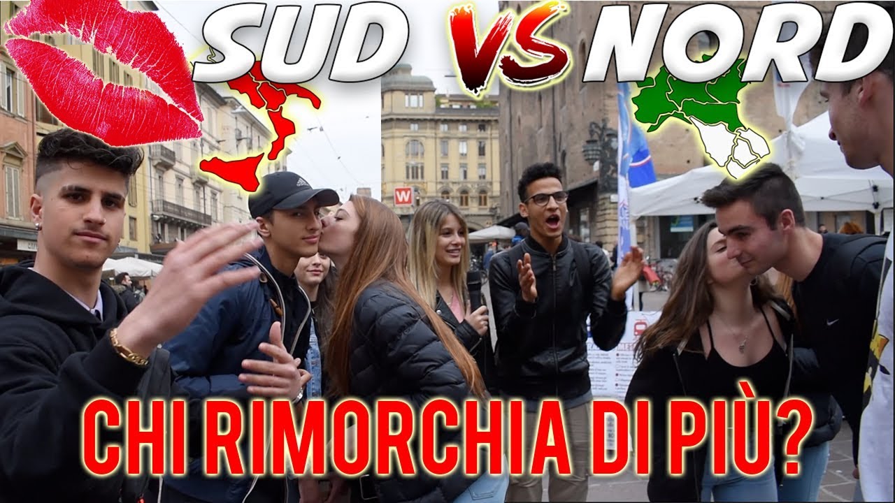 Meridionali VS Settentrionali - Chi prende più BACI dalle RAGAZZE vince! ● NORD vs SUD