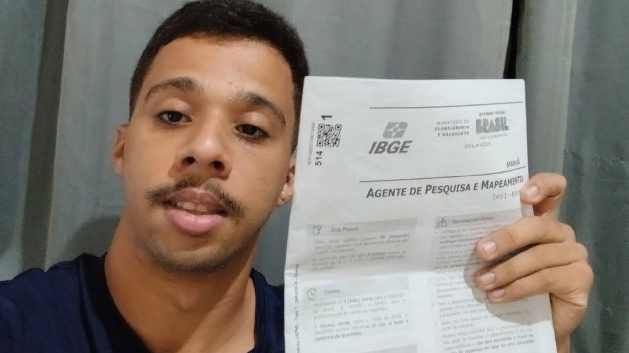 Prova IBGE (APM) - Impressões 
