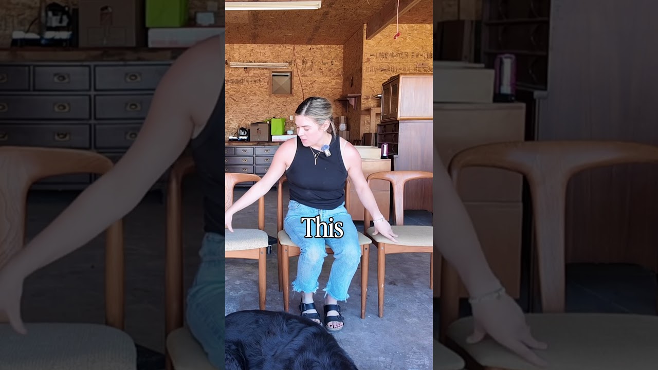 Первая часть моей БЕЗУМНОЙ покупки на Facebook Marketplace! Целая куча датской мебели из тикового...