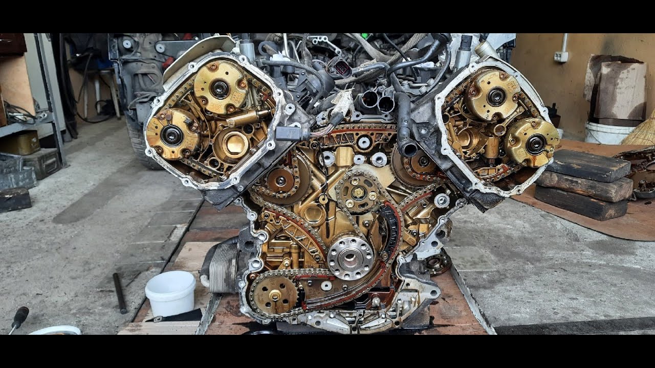 Audi A6 c6 Allroad 3.2 FSI AUK замена цепей