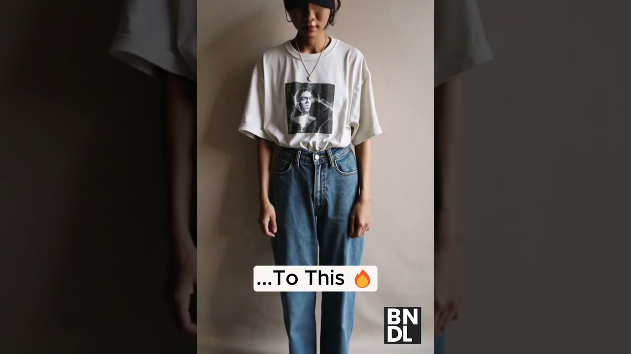 Thrift Glow-Up | Before & After Transformation with BNDL ♻️