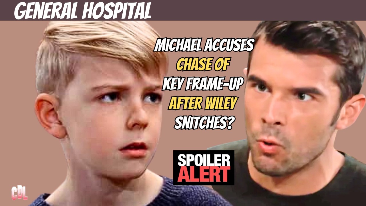 General Hospital: Michael Accuses Chase of Key Frame-Up After Wiley Snitches | CDL