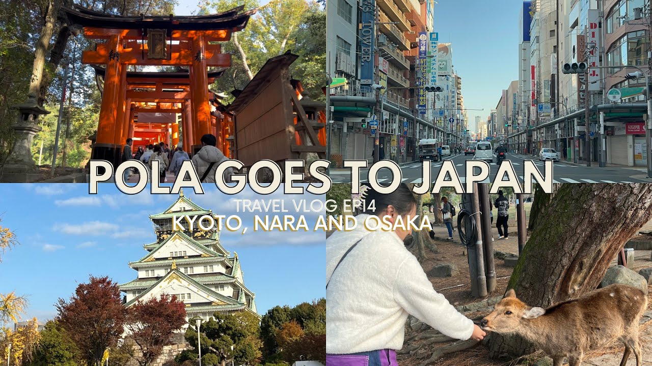 TRAVEL VLOG EP14: Kyoto, Nara and Osaka (LAST DAY)