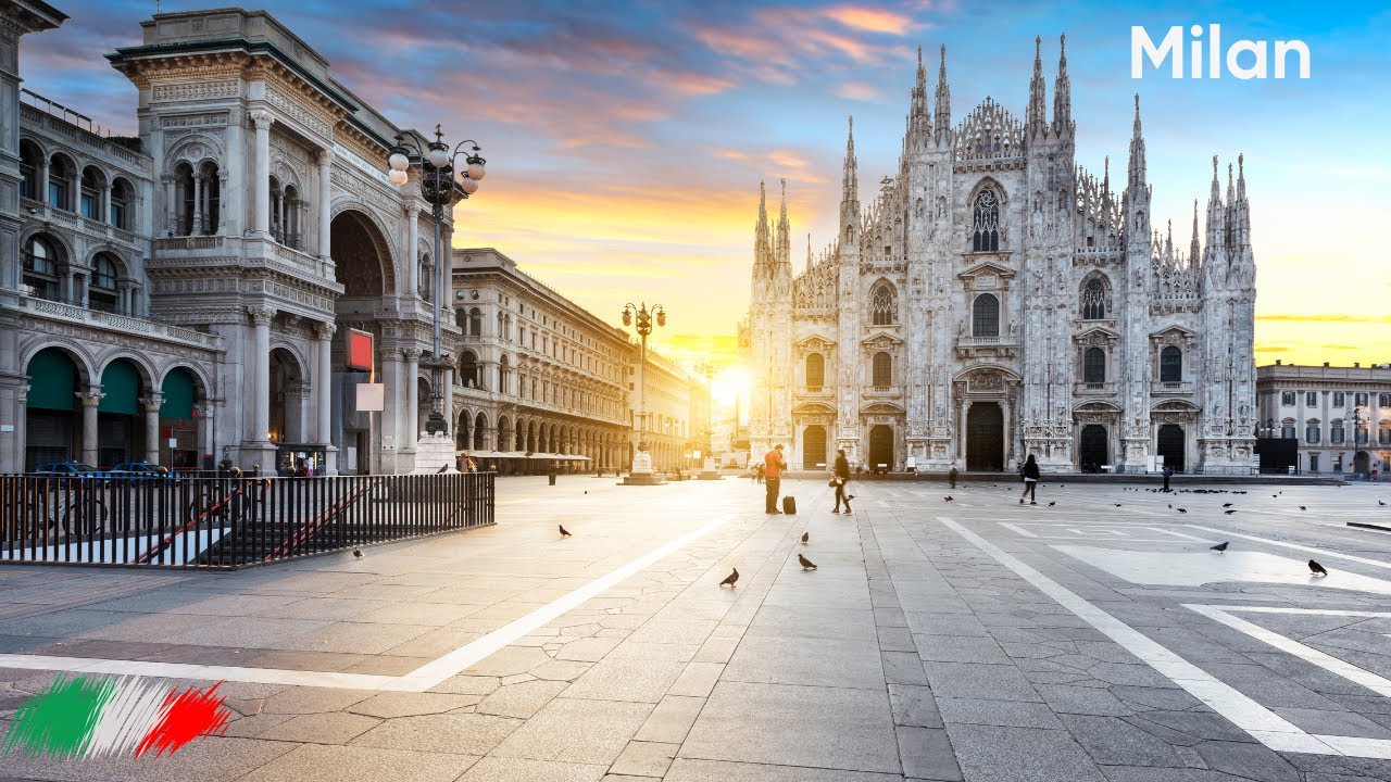 Milan Walking Tour 4K 🇮🇹 | Duomo, Galleria & City Streets