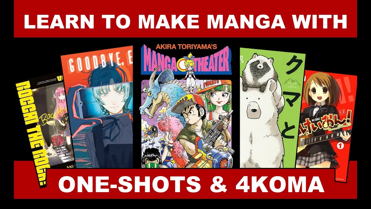 How to make manga with One-shots and Yonkoma