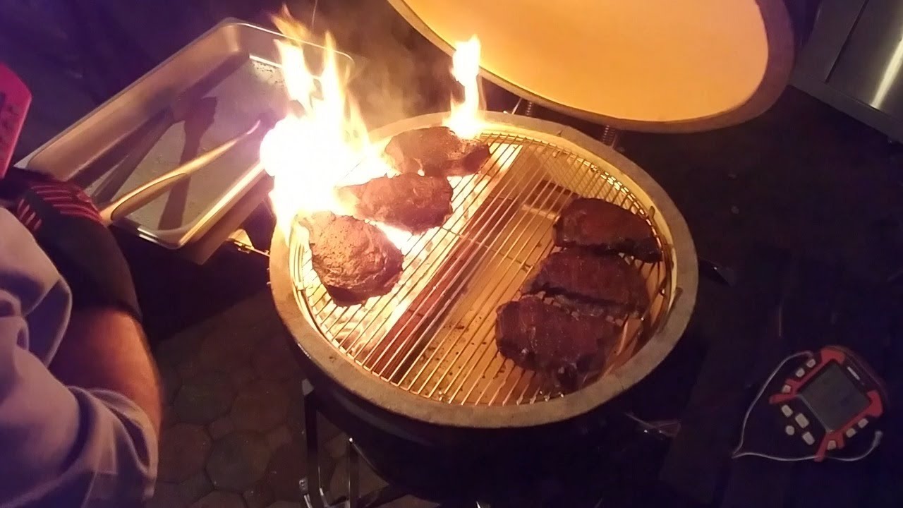 SNS KAMADO | REVERSE SEAR RIB-EYES | BEST RIB-EYE STEAK | GRILLED STEAK