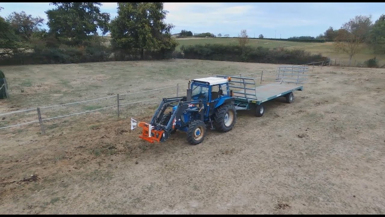 Nouveau plateau fourrager Mazeron 7m et Pince Altec