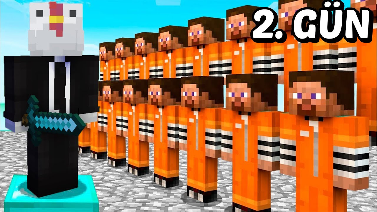 Minecraft En G&uuml;venlikli HAPİSHANEDEN KA&Ccedil;AN KAZANIR!