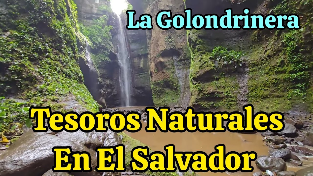 Cascada La Golondrinera en Nahuizalco, Sonsonate, EL SALVADOR. Tesoros Naturales