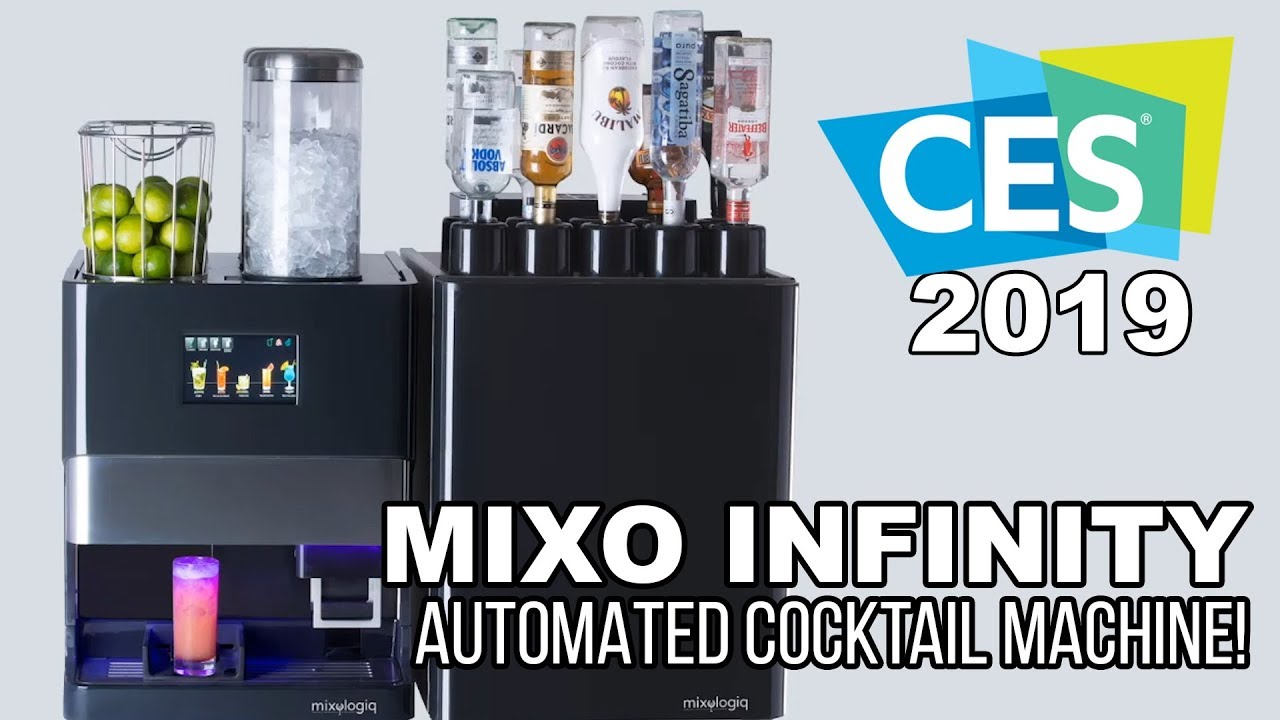 Автоматизированная машина для приготовления коктейлей Mixo Infinity на выставке CES 2019!