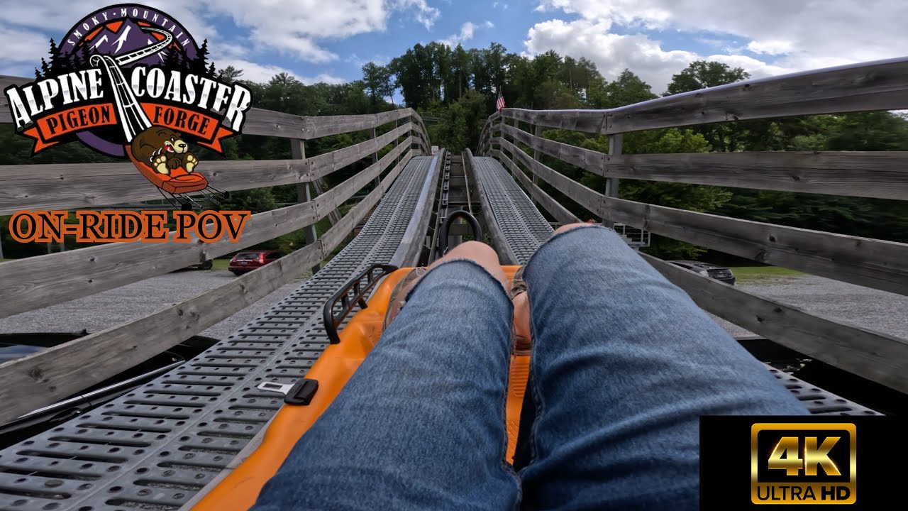 Smoky Mountain Alpine Coaster On-Ride POV [4K] Pigeon Forge Tennessee 2023