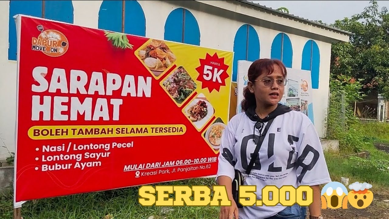 Sarapan Hemat Serba 5 Ribu di Probolinggo! Dapur Movon Buka Jam 6 Pagi 🔥