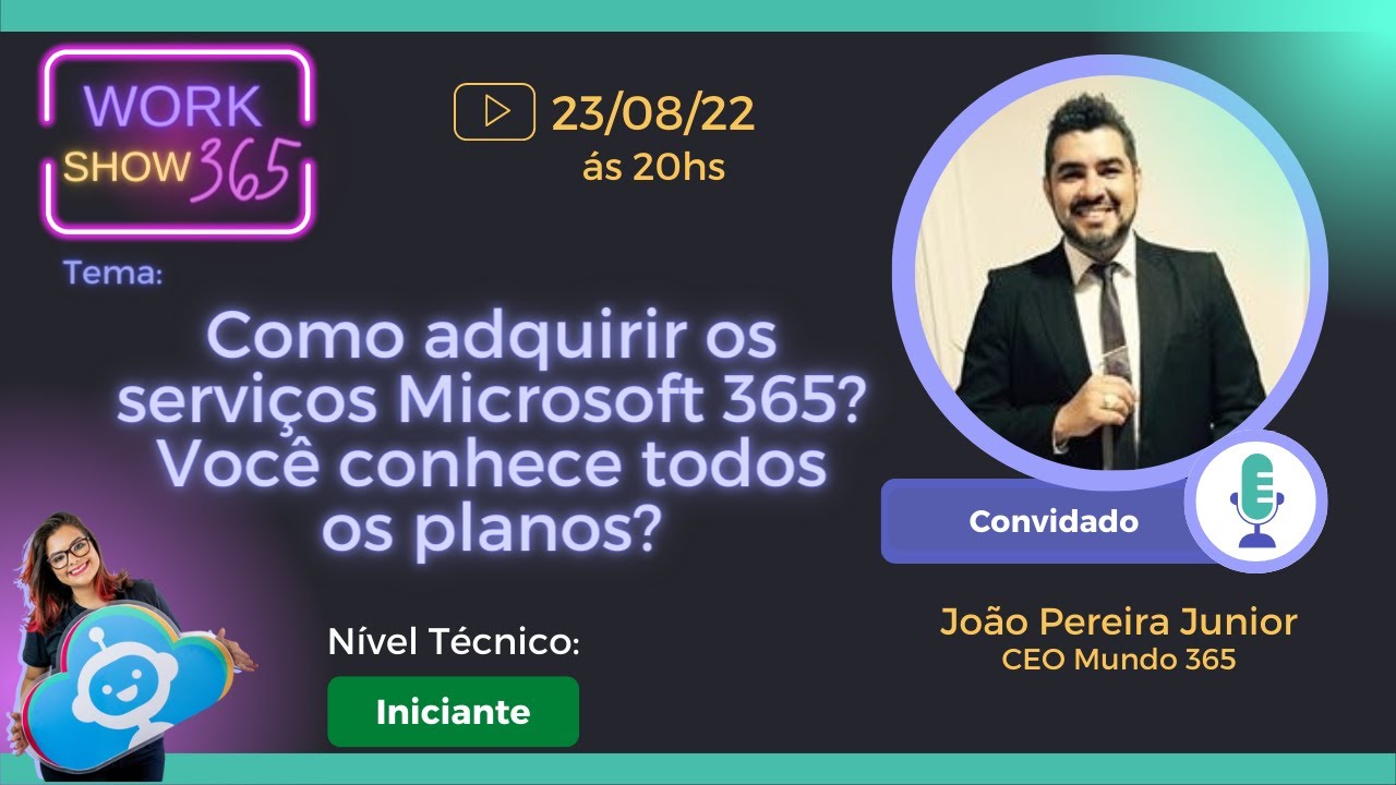 [WORK SHOW 365] Como adquirir os serviços Microsoft 365? Você conhece todos os planos?