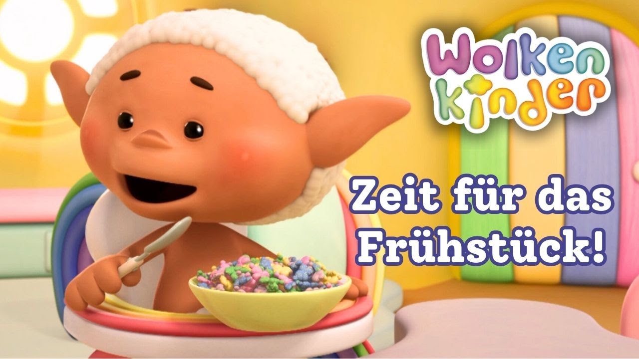 Frühstückszeit für die Wolkenkinder 🥣😋 Schöne Gutenachtgeschichten für Kleinkinder