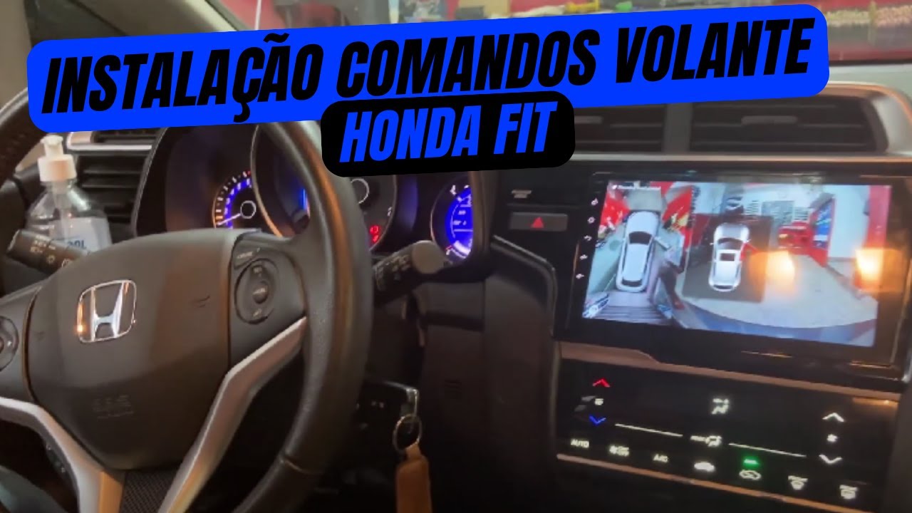 COMANDO VOLANTE HONDA FIT - INTERFACE / SENHA PARA ACESSAR A REDE CAM