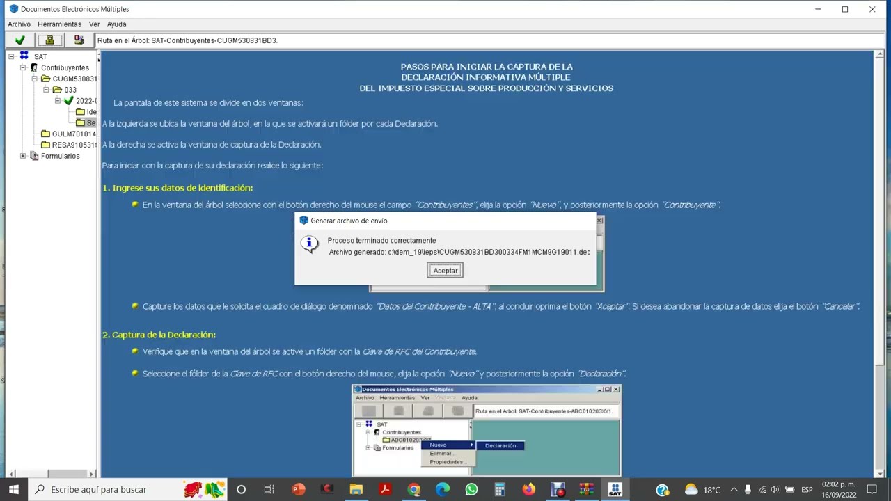 Cómo generar declaración informativa de IEPS  trimestral sin operaciones en el aplicativo multi ieps
