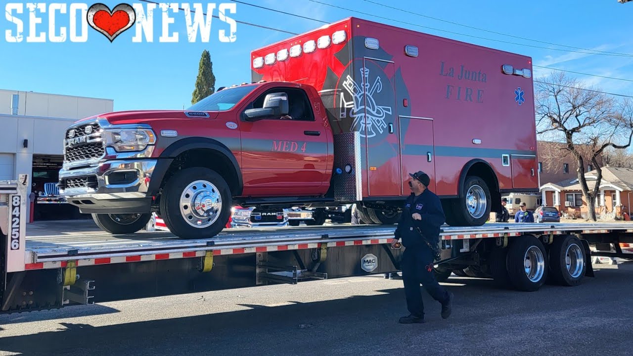 La Junta Fire & EMS Receives New Ambulance - Med 4 on Feb 10, 2026