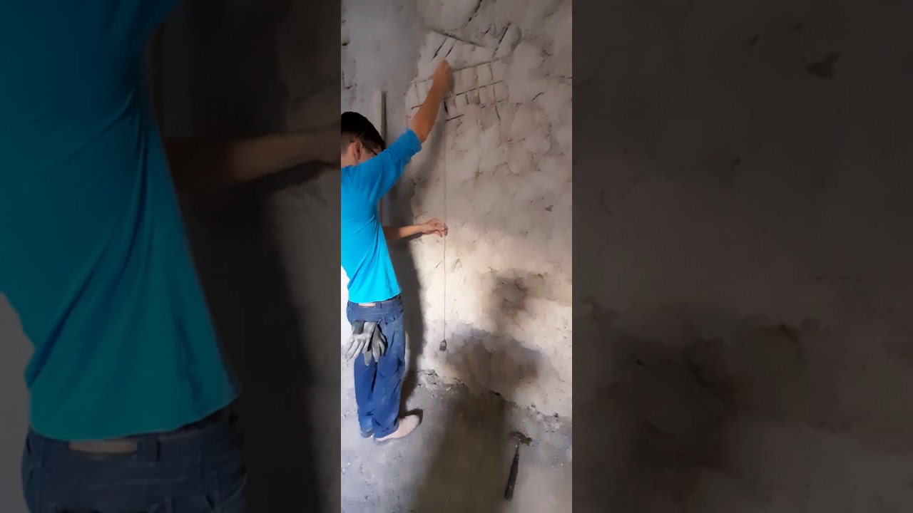 Como prumar seu reboco r&aacute;pido e pr&aacute;tico