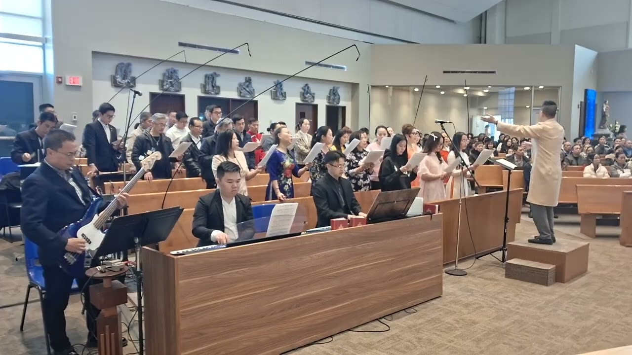 Dâng Ngài (Thy Yên). cd Niem Tin gx Thánh vinh Son Liem.  Calgary Alberta Canada