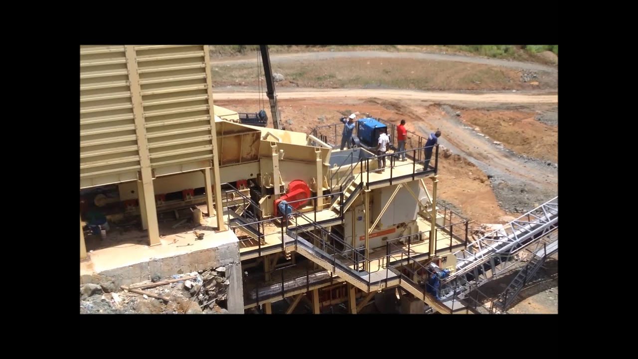 Alquezar: Crushing and grading plant