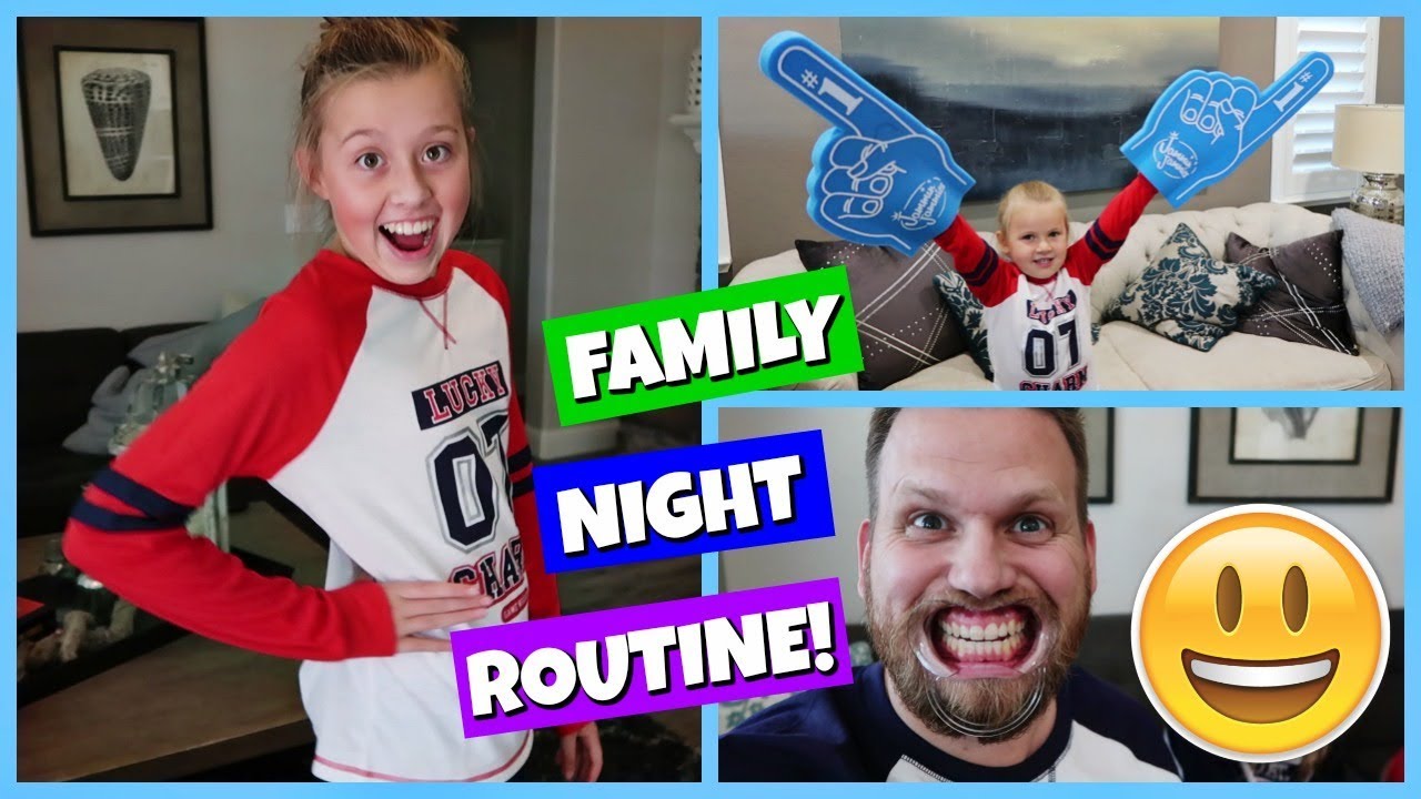 FUN FAMILY SCHOOL NIGHT ROUTINE!