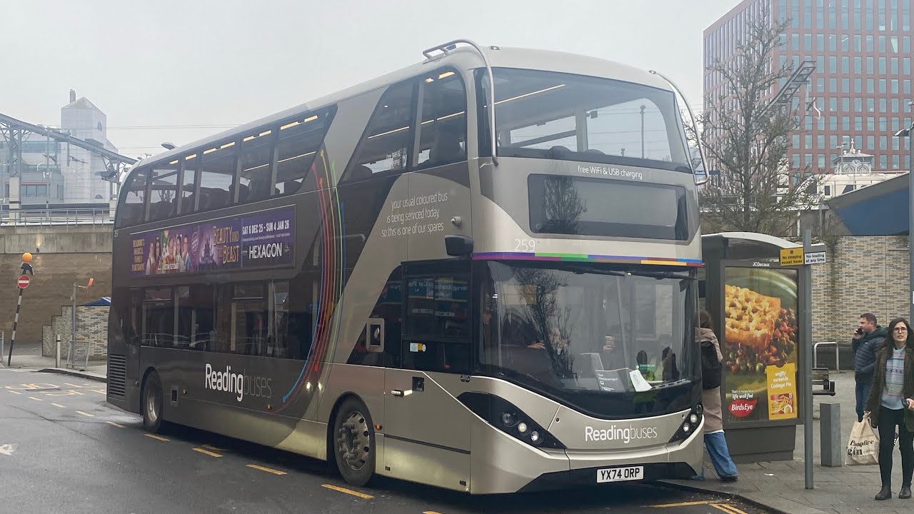 Reading Buses 259 YX74 ORP ADL Enviro400city on SWR Rail Replacement (Stopping Service)