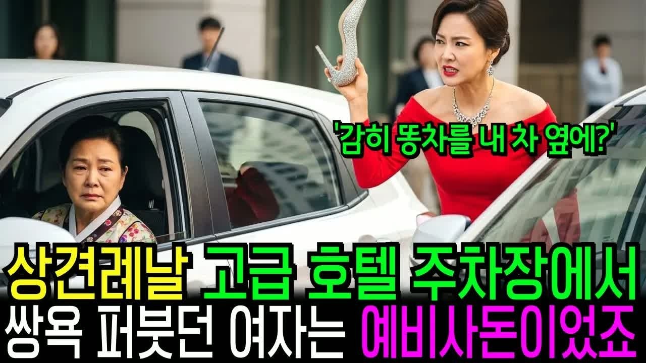상견례날 호텔 주차장에서 대놓고 쌍욕 박아 대던  그 여자는 예비 사돈이였습니다