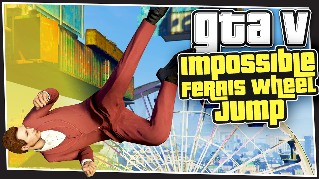 GTA 5 Online - Impossible Ferris Wheel Jump (GTA Custom Games)