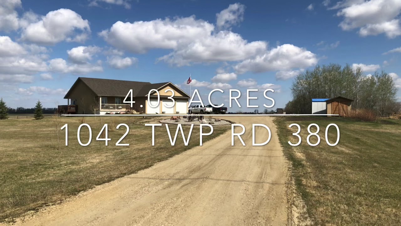 Red Deer County Acreage For Sale
