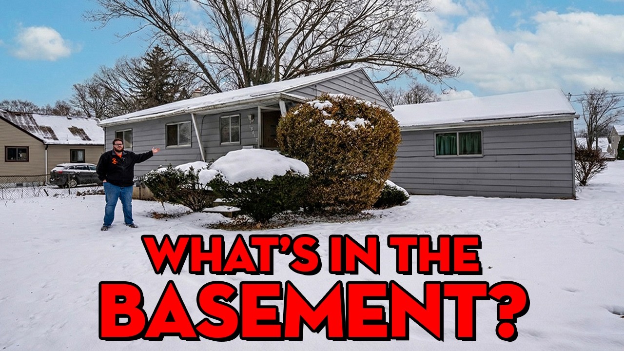 I HAD To Buy This House After Seeing The Basement Surprise