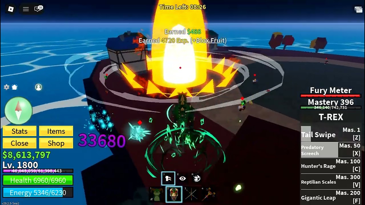 i soloed flame raid AND I GOT SHARK RACE IN ROLOX BLOX FRUITS !!!