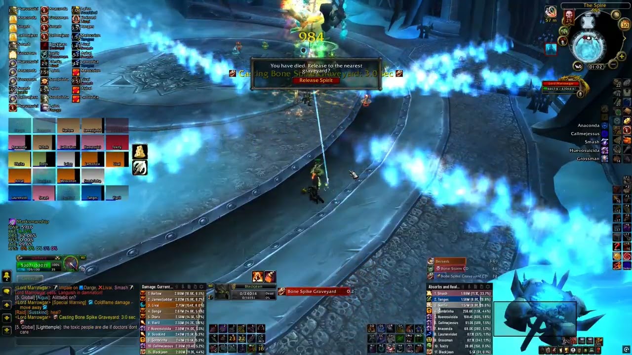 RS25 HC + ICC25 12HC - MM Hunter POV - Core 2 Burst Dragon - Servidor Warmane/Lordaeron 0% Buff