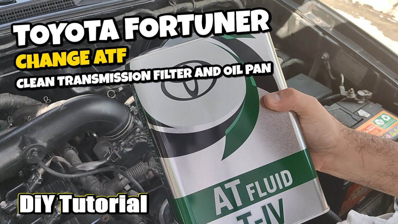 TOYOTA FORTUNER ATF REPLACEMENT / Transmission Oil Pan and Filter Cleaning Tutorial | Cheap ATF PMS