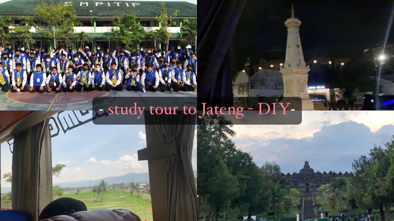 study tour to Yogyakarta!! | vlog day 1