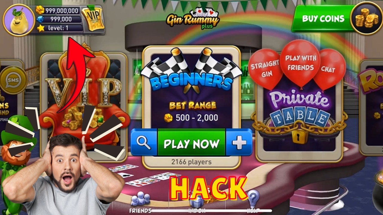 Gin Rummy Plus MOD Unlimited Coins | Big Win Strategy + Fast Rank Up (2026 Guide)