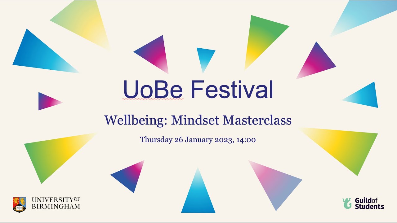 Wellbeing Team - Mindset Masterclass