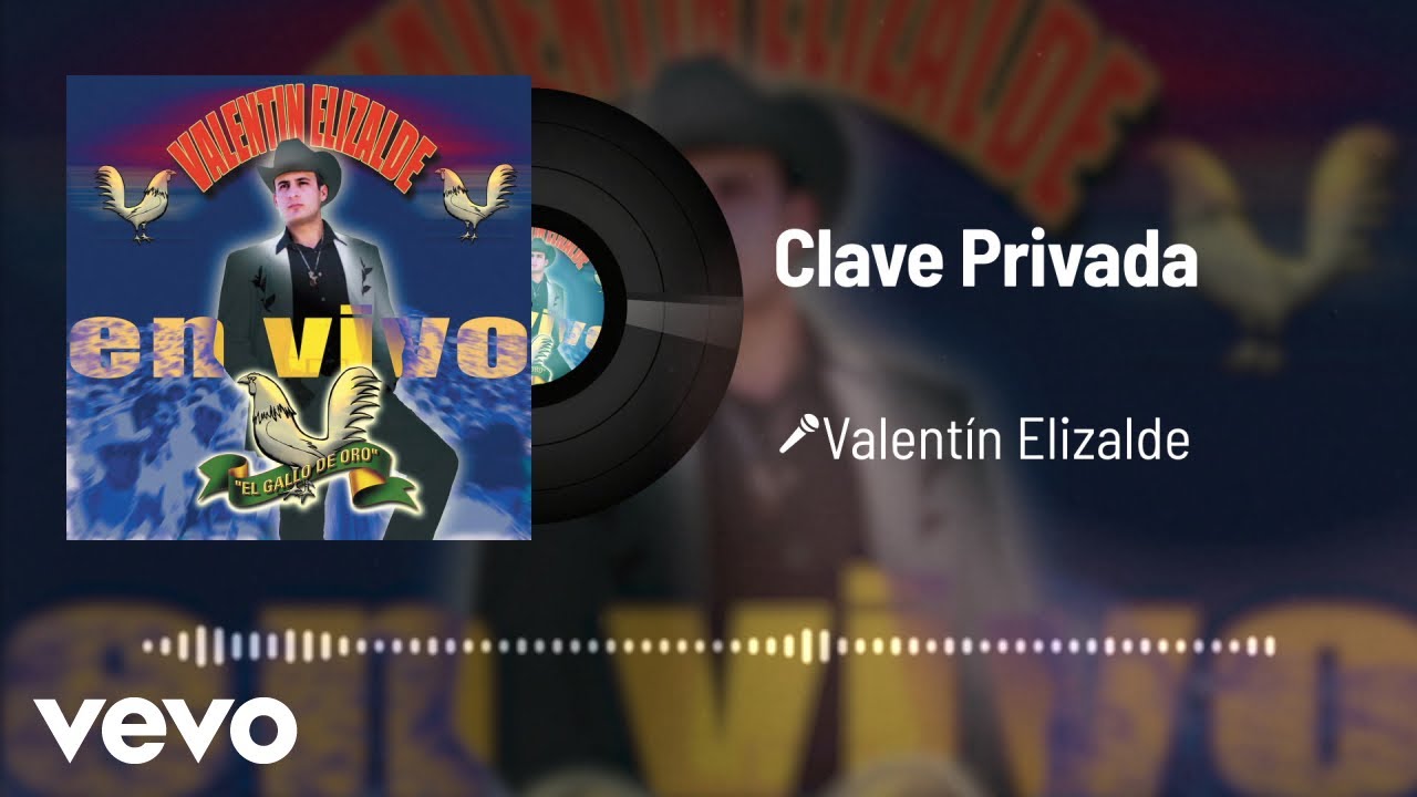 Valentín Elizalde - Clave Privada (Audio/En Vivo)