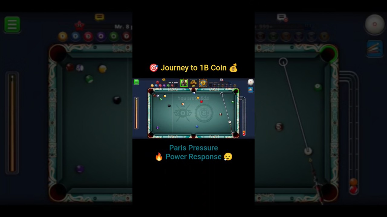 😤 THIS TIME I GAVE NO CHANCE! PARIS REVENGE 🔥🎱 #shorts #viral #gaming