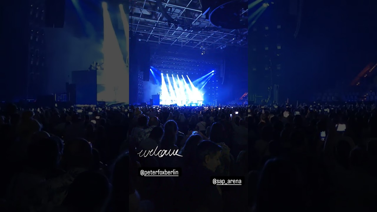 Konzertbeginn Peter Fox SAP Arena #Mannheim #konzertbeginn #saparena #live #liveconcert #music